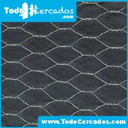 Malla gallinero hexagonal triple torsin 1m. alto 51mm. de hueco