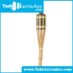 Antorcha de bamb de 90 cm. de altura.